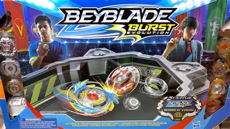 GIANT BATTLE TOWER STADIUM Unboxing Review! Beyblade Burst Evolution ...