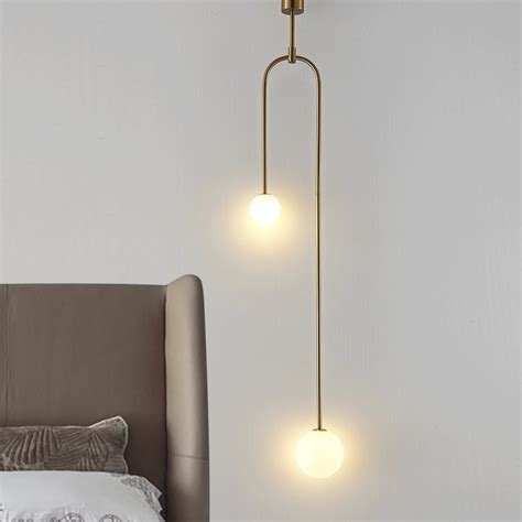 Modern Glass Ball Pendant Lighting Nordic Bedroom Pendant Lights ...