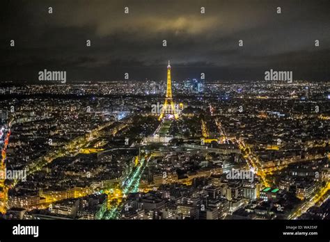 Night view of Paris Stock Photo - Alamy