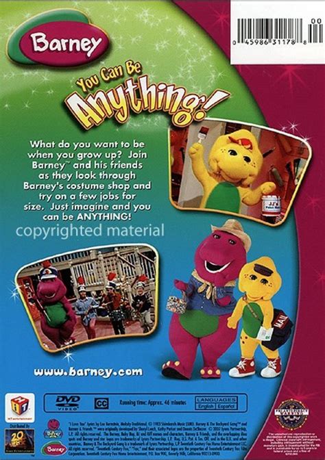 Barney: You Can Be Anything (DVD) | DVD Empire