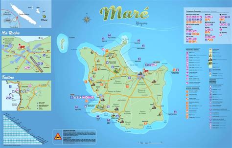 Maré Island Tourist Map - Ontheworldmap.com