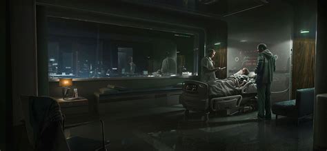 Carl's Hospital Room Concept Art from Detroit: Become Human #art # ...