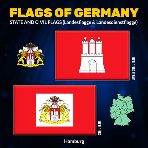 Flag of Hamburg - Flagsbook