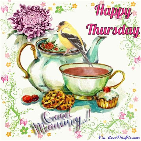 Coffee Good Morning Happy Thursday Gif - gif