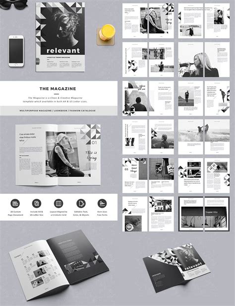 20 Magazine Templates With Creative Print Layout Designs | Print layout ...