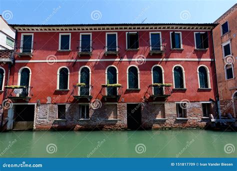 Facade Venetian Palazzo, Venice, Italy Stock Image - Image of balcony ...