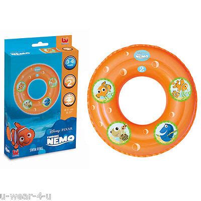 OFFICIAL DISNEY FINDING NEMO INFLATABLE SWIM RING SWIMMING POOL SAFE ...