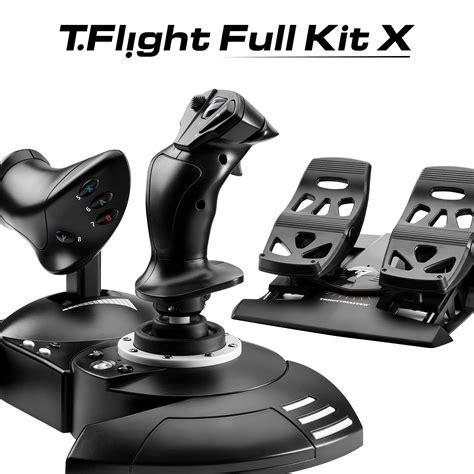 THRUSTMASTER T.Flight Full Kit X - Joystick, Throttle and Rudder Pedals ...