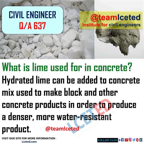 LIME CONCRETE | INGREDIENTS | PROPERTIES | PREPARATION | USES ...