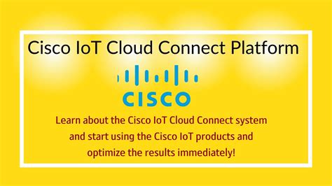 Cisco IoT Cloud Connect Platform – Cloud Blog