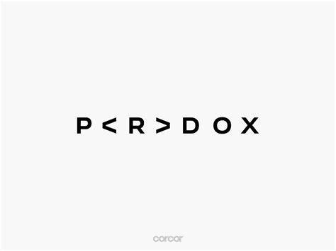 Paradox Logo by Aleksandar Coric on Dribbble