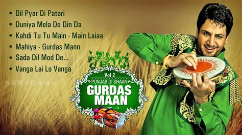 Punjab Di Shaan Gurdas Mann Vol 2 | Audio Jukebox | Best of Gurdas Mann ...