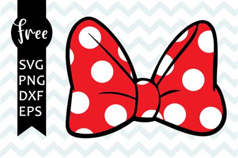 Minnie mouse bow svg free, disney svg, bow svg, instant download ...