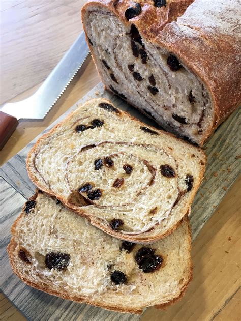 Cinnamon Swirl Raisin Bread | Priscilla Martel