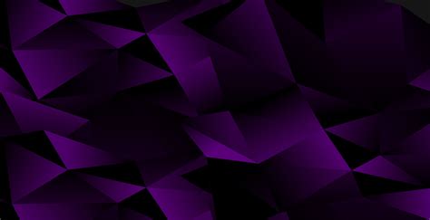 Realistic dark purple background with low poly shape and shadow ...