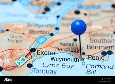 Weymouth map uk hi-res stock photography and images - Alamy