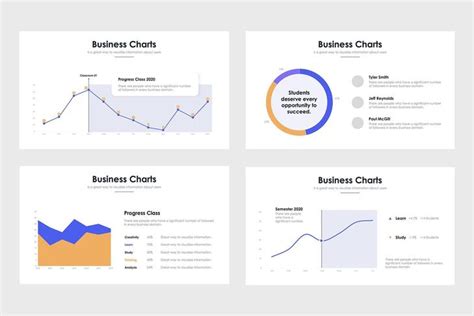 Business Charts – PowerPoint Template – International Trade Council