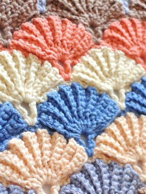 Crochet Shell Stitch Free Pattern | Crochet shell pattern, Crochet ...