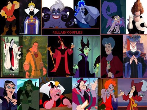 Villain Couples - Disney Villains Fan Art (9153505) - Fanpop