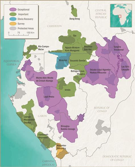 Western Lowland Gorilla Habitat Map