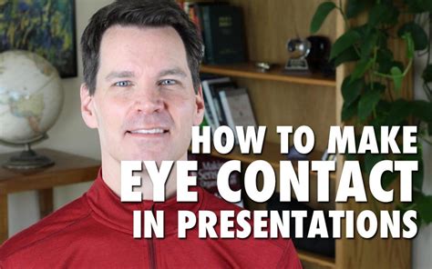 How to Make Eye Contact in Presentations