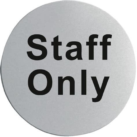 Staff Only Symbol PNG Transparent Images | PNG All