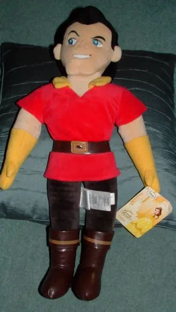 DISNEY STORE BEAUTY & The Beast Prince Gaston 20" Plush Doll Soft Toy ...