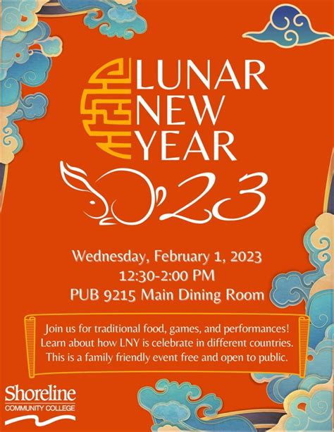 Lunar New Year 2023 Celebration – Day at a Glance