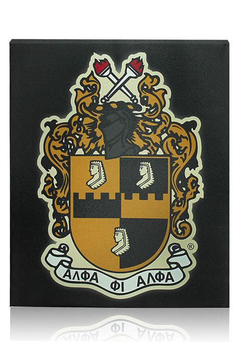 Alpha Phi Alpha Canvas Wall Hanging | The Black Art Depot