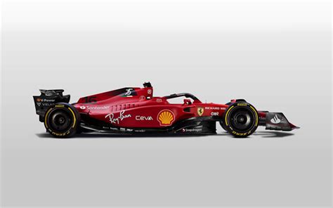 Download wallpapers 2022, Ferrari F1-75, 4k, side view, Scuderia ...