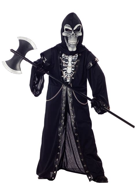 Crypt Master Kids Skeleton Costume