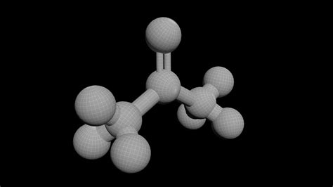 Acetone 3D Model C3H6O 3D model | CGTrader