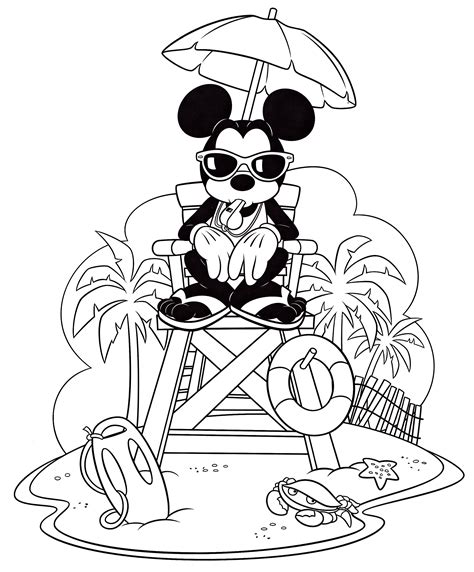 Walt Disney Coloring Pages Mickey Mouse Walt Disney Characters 1240 ...