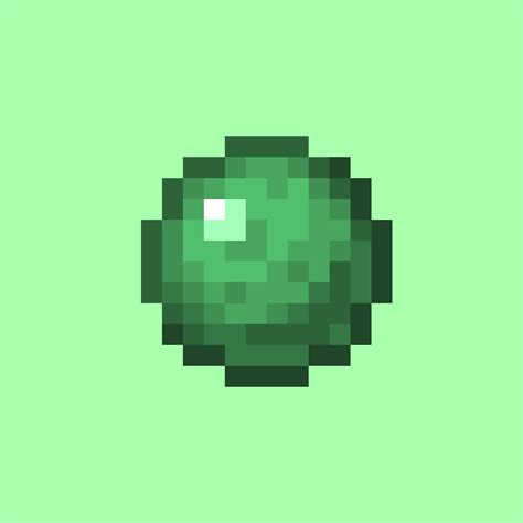 Pixilart - Minecraft Slimeball by 24946