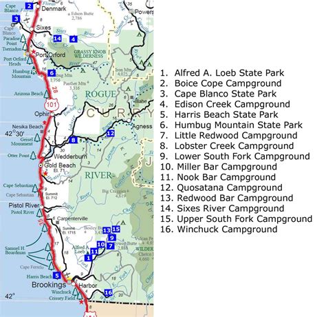 Northern California Attractions Map