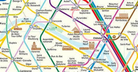 Paris Metro Map In English – Map Vector