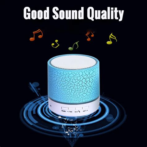 Smart LED Bluetooth Speaker Music Night Light Mini Portable Colorful ...