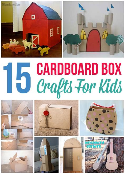 15 Fun & Easy Cardboard Box Crafts For Kids