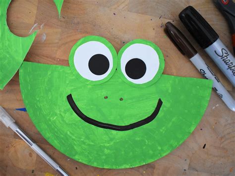 Paper Plate Frog Craft - Our Kid Things