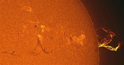 Incredible close up photos of the Sun - taken in amateur astronomer's ...