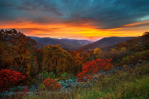 Autumn Sunrise at Shenandoah National Park - NAVIN SARMA