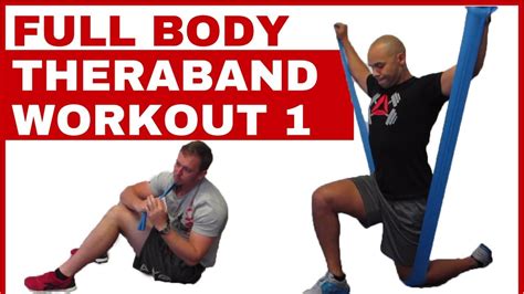 Full body Theraband workout #1 - YouTube