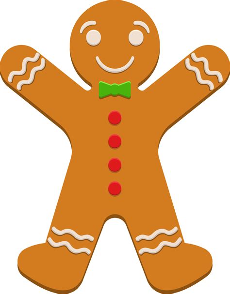 Gingerbread Man PNGs for Free Download