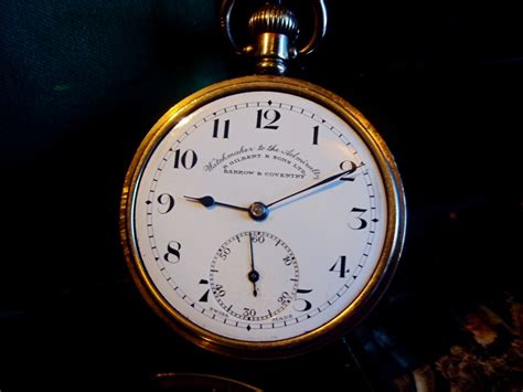 Fossils & Antiques: RARE ANTIQUE GOLD POCKET WATCH R GILBERT & SONS ...