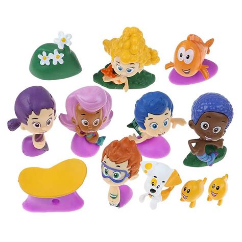 Aliexpress.com : Buy New 12 PCS/set Bubble Guppies Model Cute Bubble ...