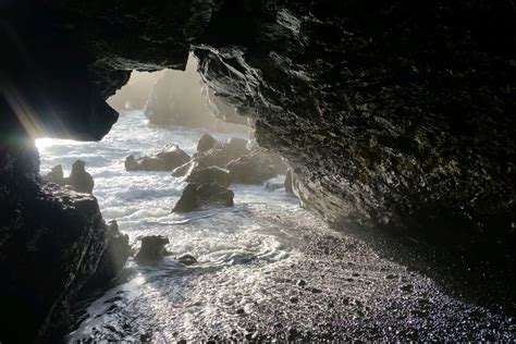 Don't miss the black sand beach sea cave in Hana at Waianapanapa state ...