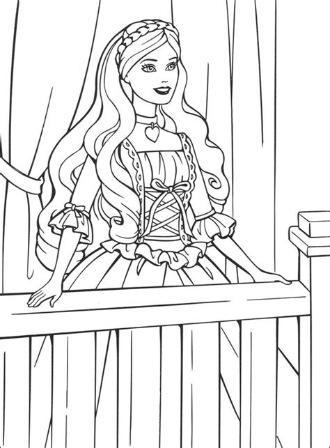 Barbie Princess Coloring Pages - Best Coloring Pages For Kids