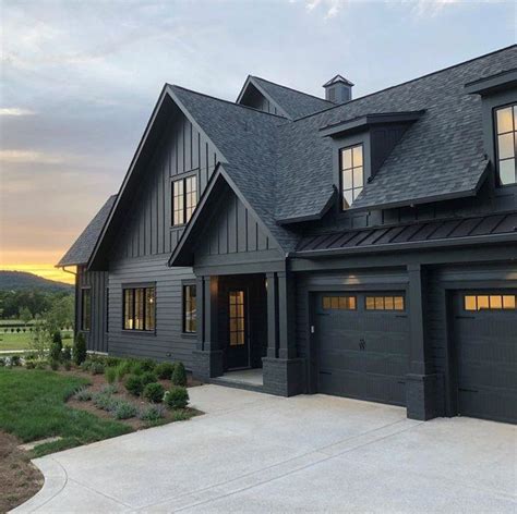 7 Black Craftsman House Exteriors