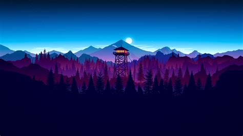 Firewatch Sunset Artwork, HD Artist, 4k Wallpapers, Images, Backgrounds ...