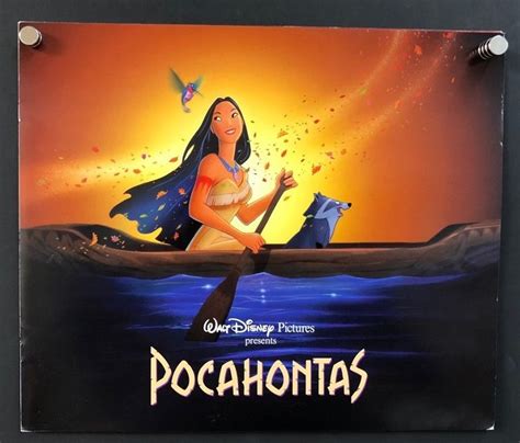 Pocahontas (1995) – Original Disney Movie Program - Hollywood Movie Posters